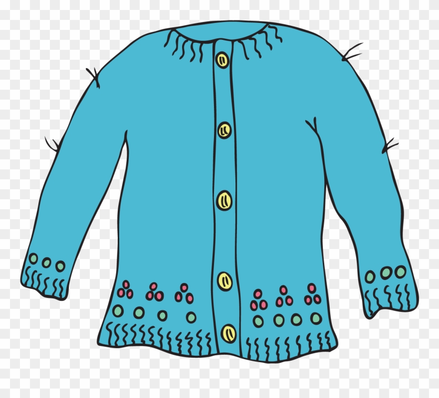 Sweater 20clipart - Cardigan Clipart - Png Download