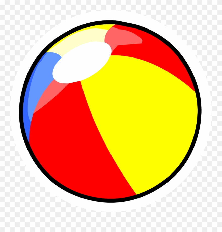 Images Of Swimming - Animated Beach Ball Png Clipart