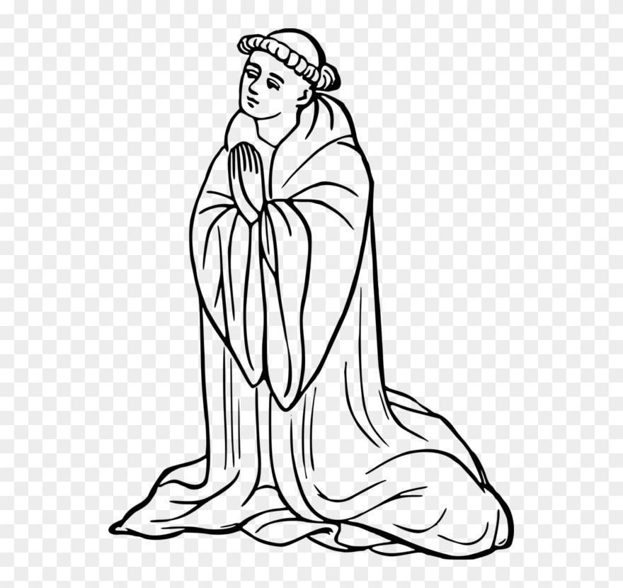 Prayer Praying Hands Worship Woman Fiction - Prayer Clipart