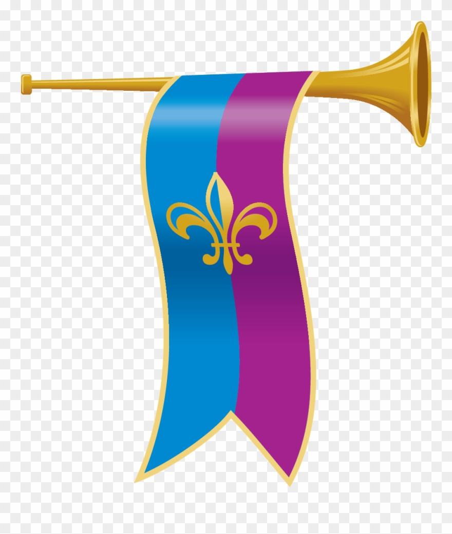 Bible Clipart Trumpet - Fleur De Lys Dessin - Png Download