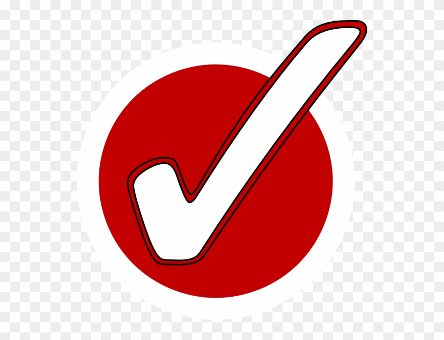 Doing Clipart Checkclip - Tick Red - Png Download