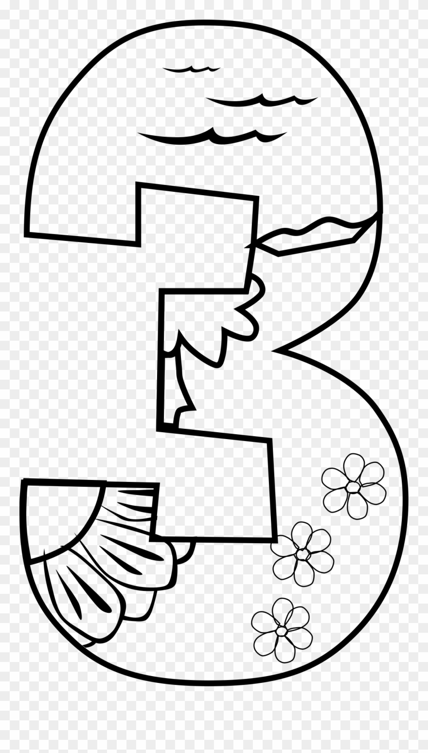 Bible Cover Coloring Page With Biblical Creation Color - Day 3 Creation Coloring Page Clipart