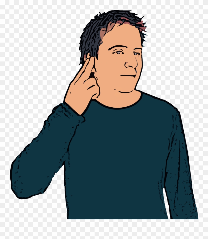 Are Deaf People Immune From Schizophrenia By Fiddy - British Sign Language Deaf Clipart