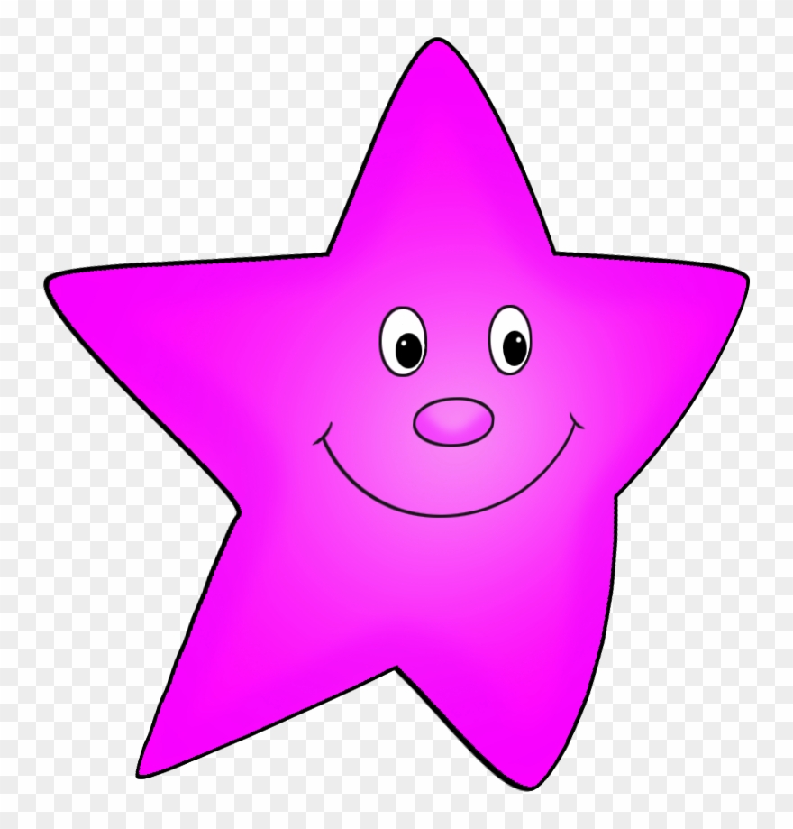 Clip Royalty Free Stock Star Pink Flying Drawing - Star Color Pink - Png Download