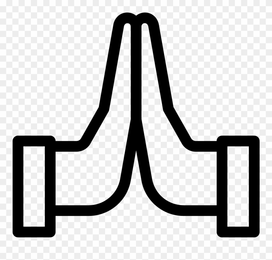 Pray Icon Free Download Svg Download - Icone Rezar Clipart