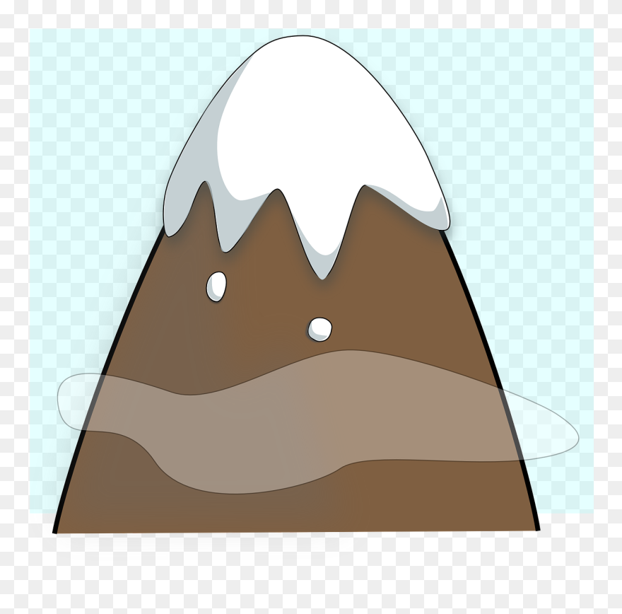One Mountain Clipart Clip Art - Mountain Clip Art Cute - Png Download