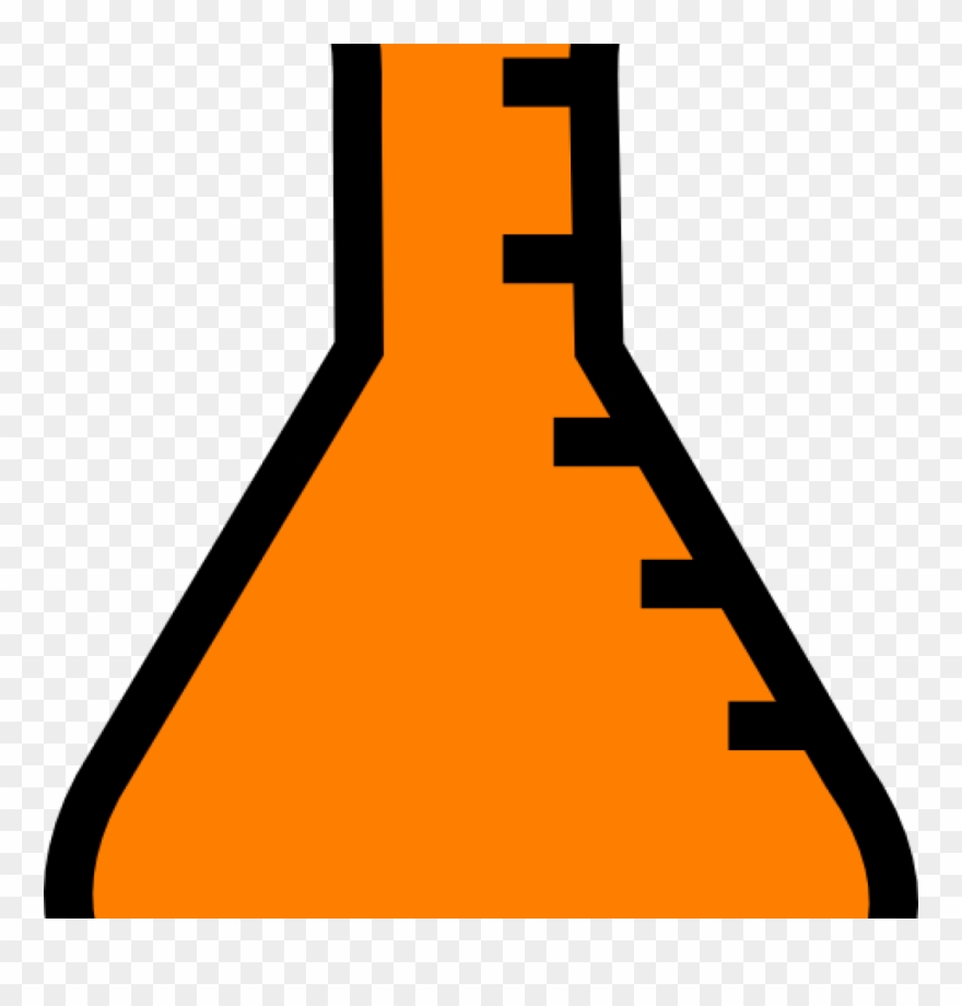 Flask Clipart Science Clipart Flask Cute Borders Vectors - Laboratory Flask - Png Download