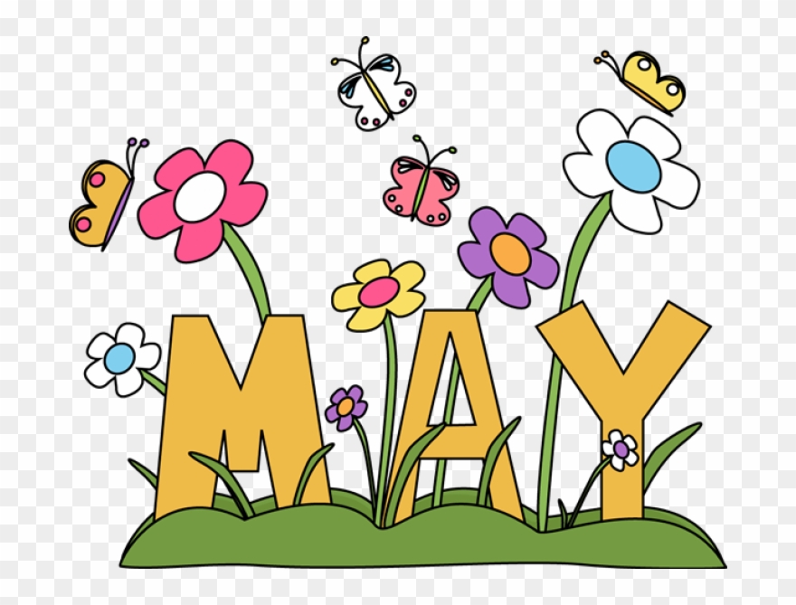 Permalink To Free May Clip Art Flower Clipart - May Clipart - Png Download