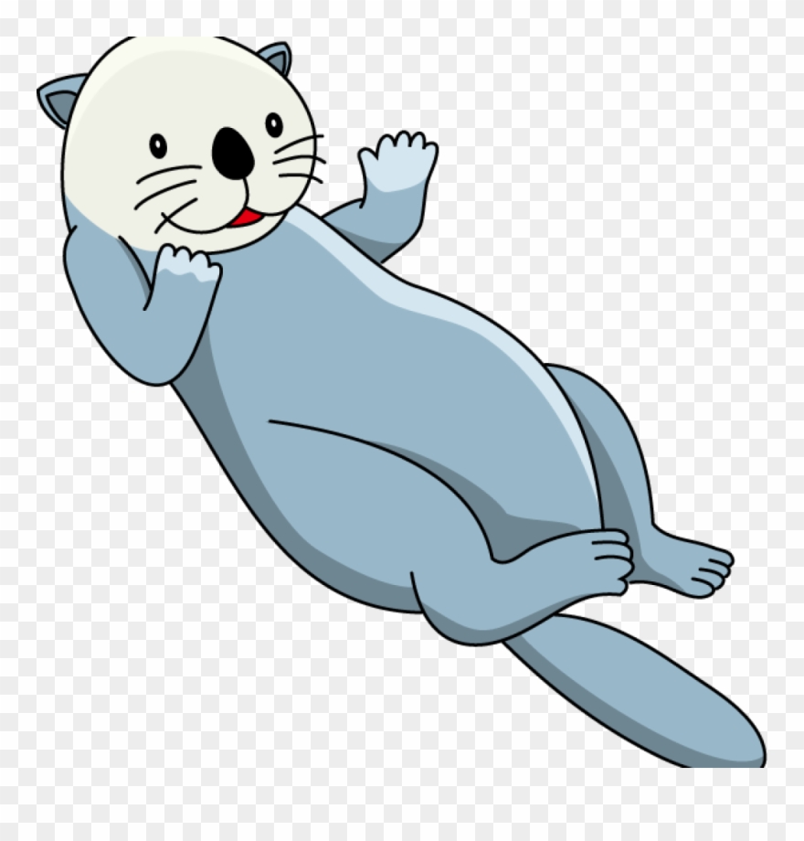 Sea Otter Clip Art Snowman Sea Otter Clip Art Clipart - Sea Otter Clipart - Png Download
