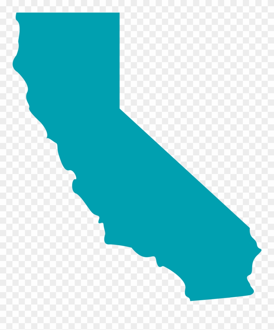 Florida Clipart Shape - California State Outline Transparent - Png Download