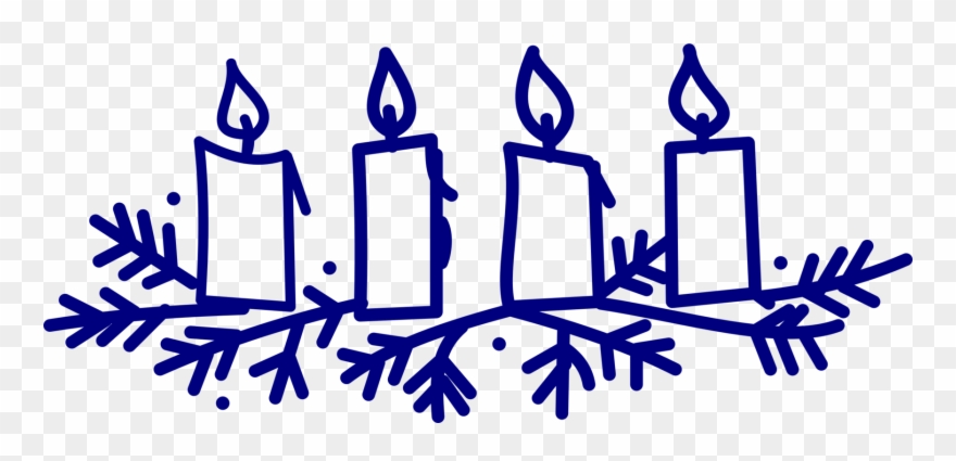 Advent Clipart To Free - Clip Art Advent Candles - Png Download