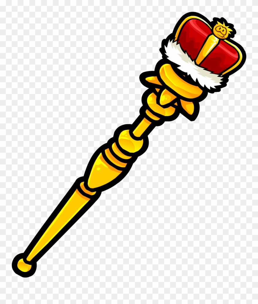 Staff Clipart Royalty - Royal Scepter - Png Download