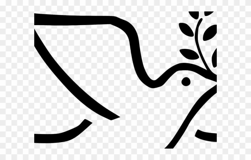 Dove Clipart Frame - Símbolos De La Paz - Png Download