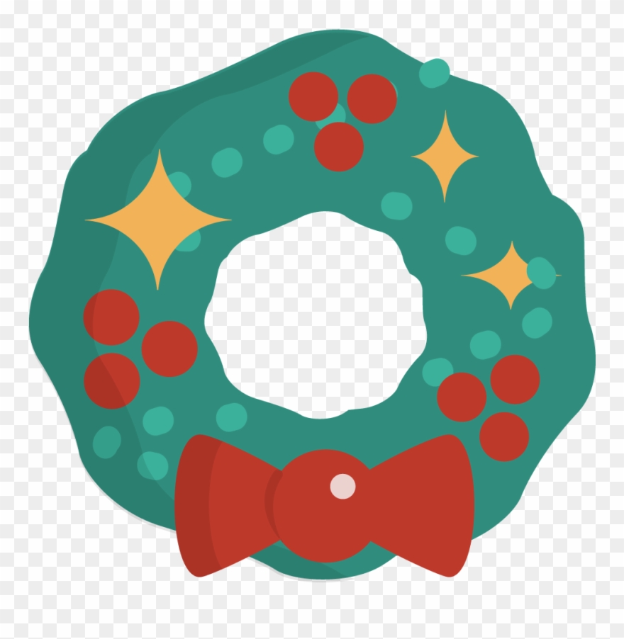 Wreath Clipart Cute Amp Wreath Clip Art Cute Images - Navidad Corona Iconos - Png Download