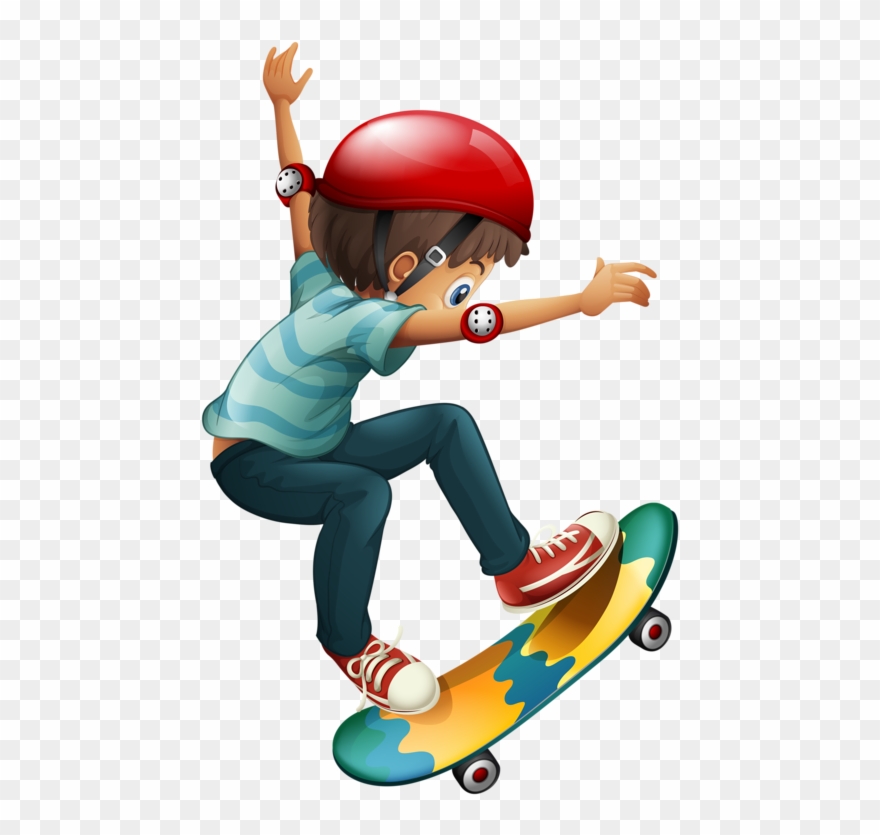 Фотки Skateboard Boy, Clipart Boy, Drawing For Kids, - Boy Skateboarding Clipart - Png Download