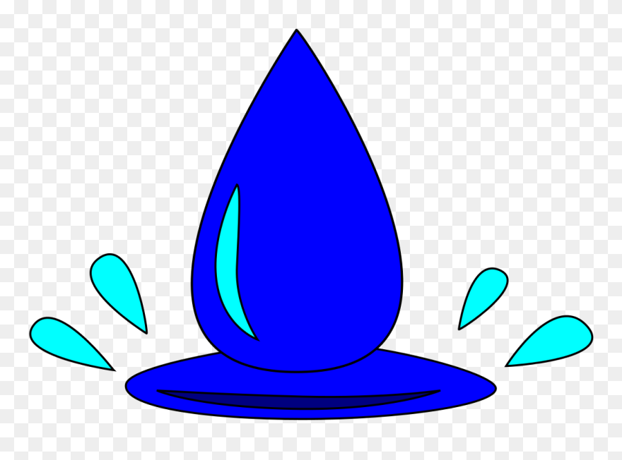 File - Water Droplet - Svg - Wikimedia Commons - Svg Water Drop Clipart