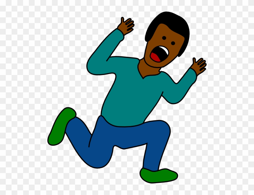 Little Boy Clipart Shocked - Scared Person Clip Art - Png Download