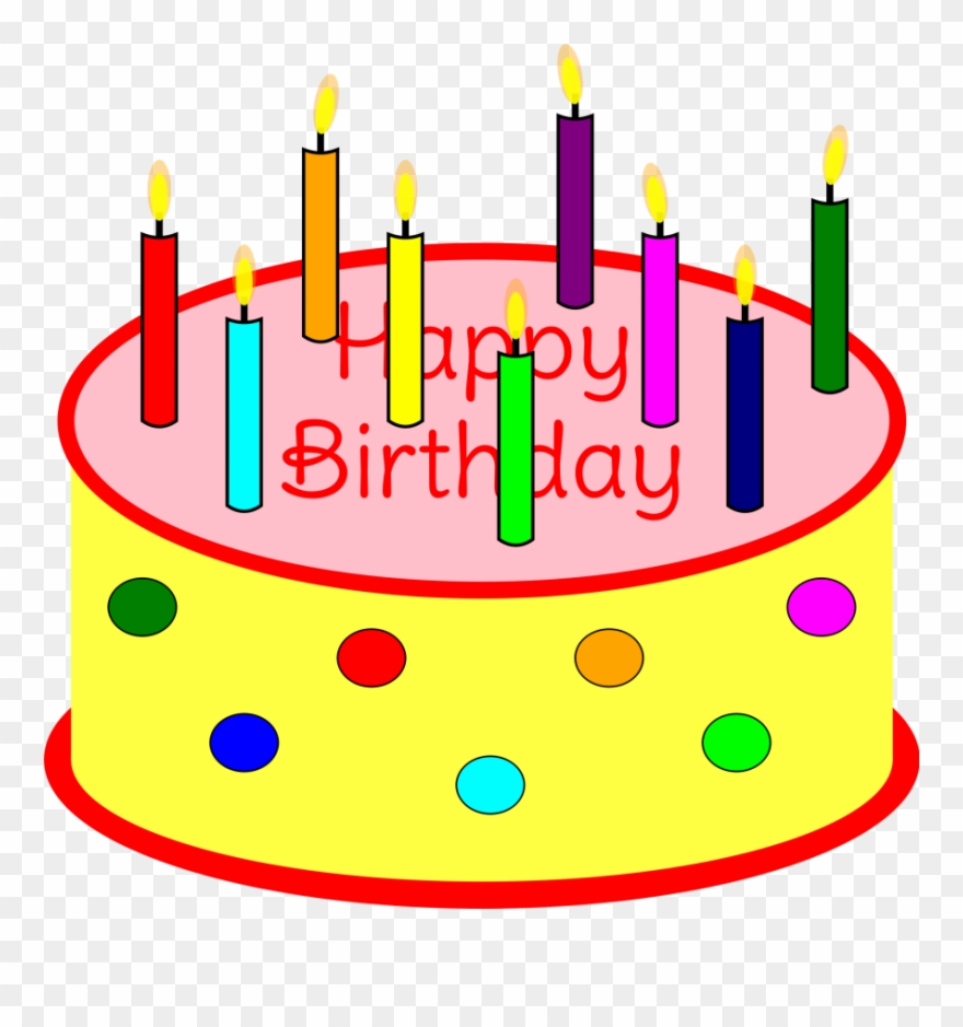 All Photo Png Clipart - Clip Art Birthday Cake With Candles Transparent Png