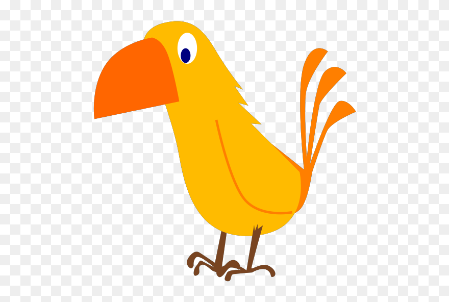 Bird Clip Art - Crow Cartoon Transparent Background - Png Download