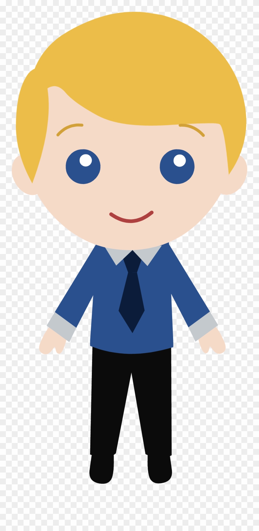 Collection Of Blonde Boy High Quality - Boy With Brown Hair Clip Art - Png Download