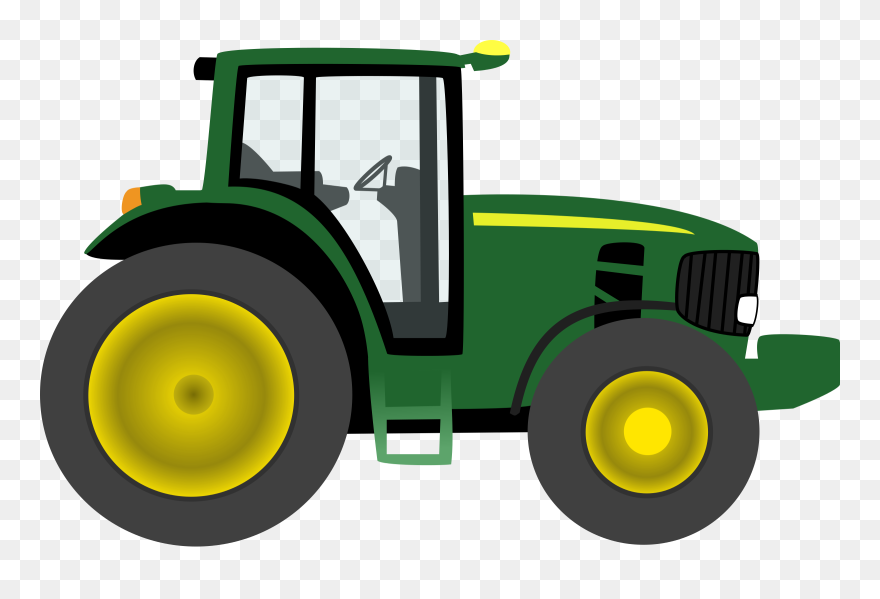 Clipart - Farm Tractor - Clipart Tractor - Png Download
