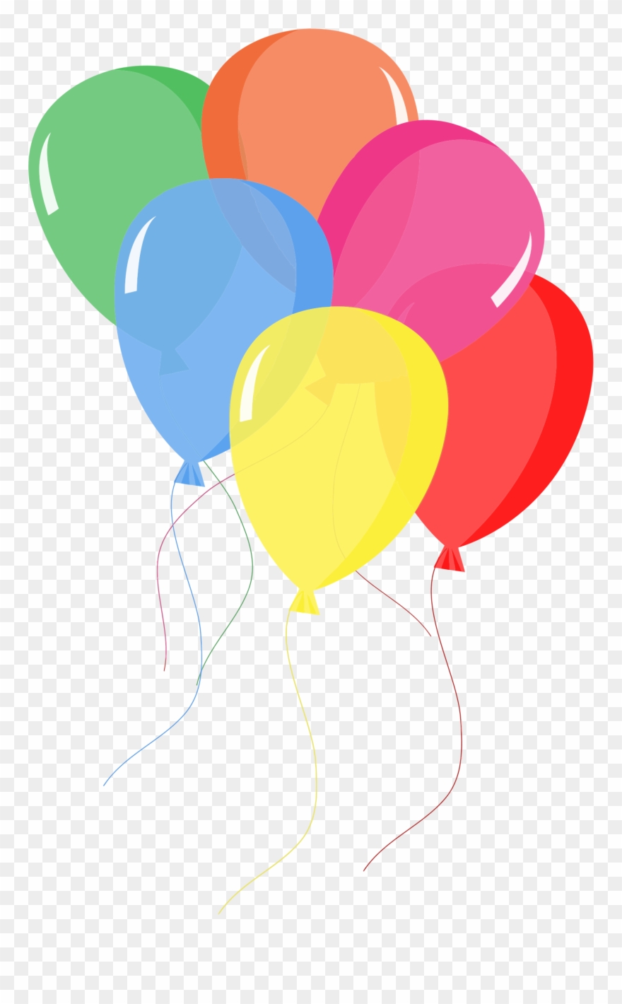 Microsoft Balloons Clipart - Balloons Clipart - Png Download