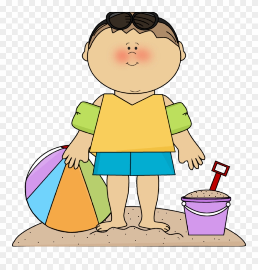 Kids Summer Clipart Summer Kids Clip Art Summer Kids - Summer Kid Clipart - Png Download