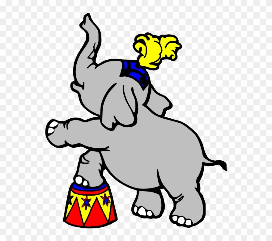 Circus Elephant Clipart Clipart Kid - Circus Clipart - Png Download