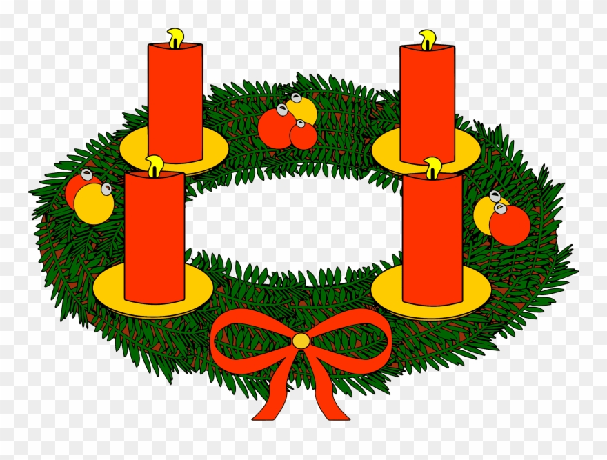 Banner Royalty Free Download Advent Wreath Clipart - Adventskranz Clipart Gratis - Png Download