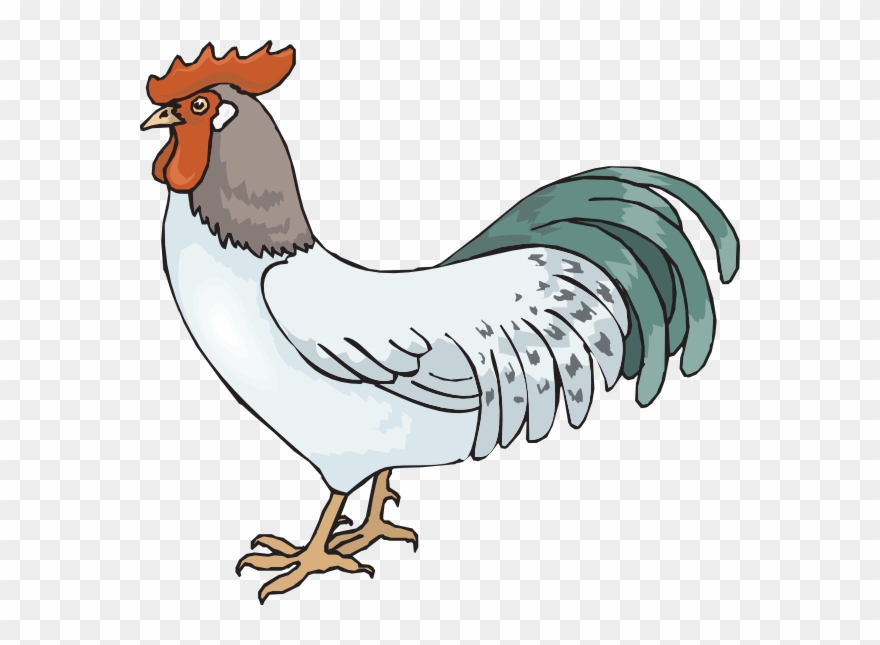 Cartoon Rooster Clipart Kid - Rooster Clipart - Png Download