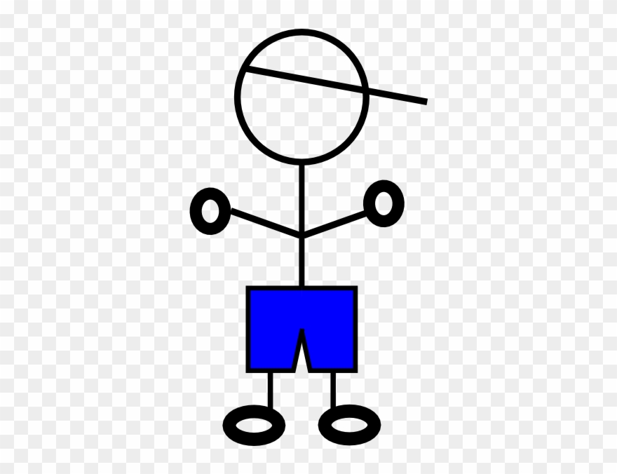 Stick - People - Children - Clipart - Stick Figure Clipart Black And White - Png Download