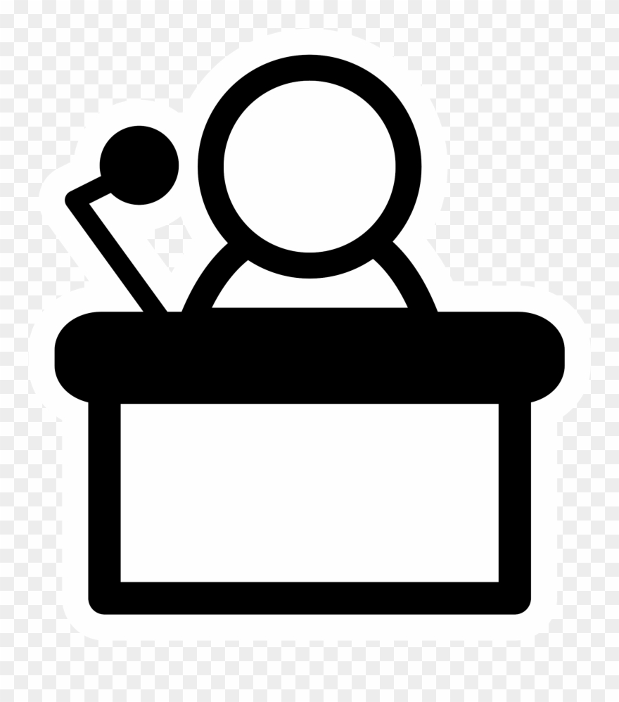 Clipart Primary Scheme Presentation Png Microsoft Office - Presentation Clipart Black And White Transparent Png