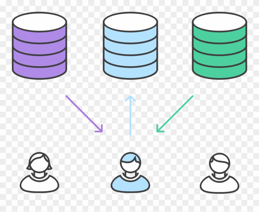 Big Image - Git Workflow Forking Clipart