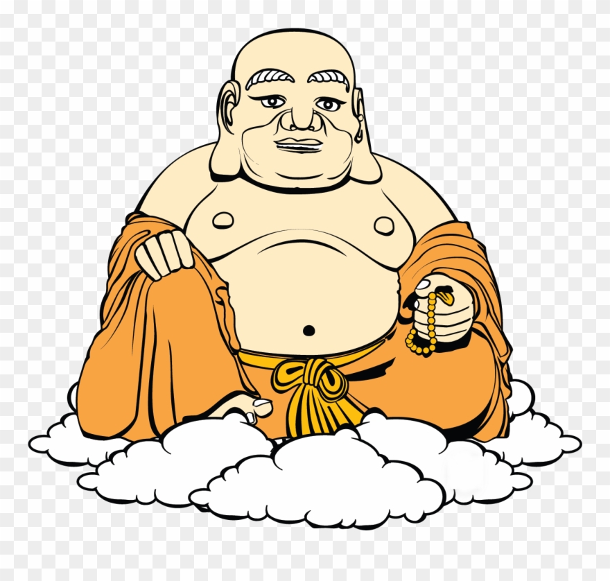 Free Big Buddha Clip Art - Free Clip Art Buddha - Png Download