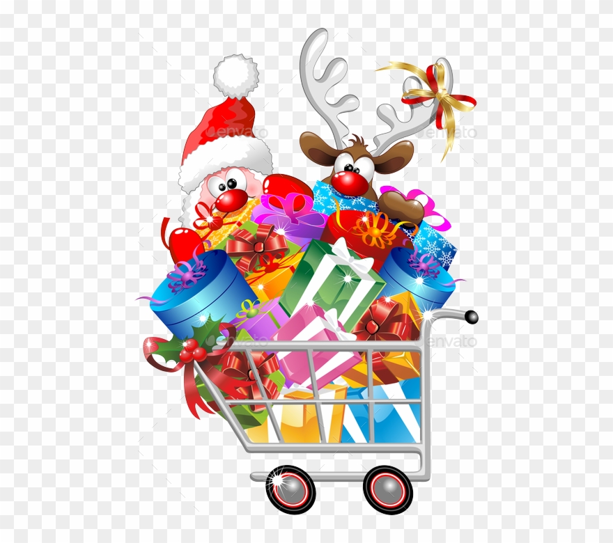 Christmas Shopping Clipart 19 Christmas Shopping Clip - Christmas Shopping Clip Art - Png Download
