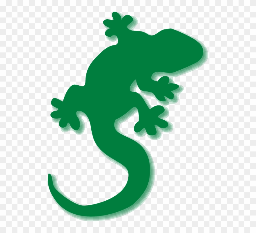 Gecko Clipart Green Gecko - Lizards Clipart - Png Download