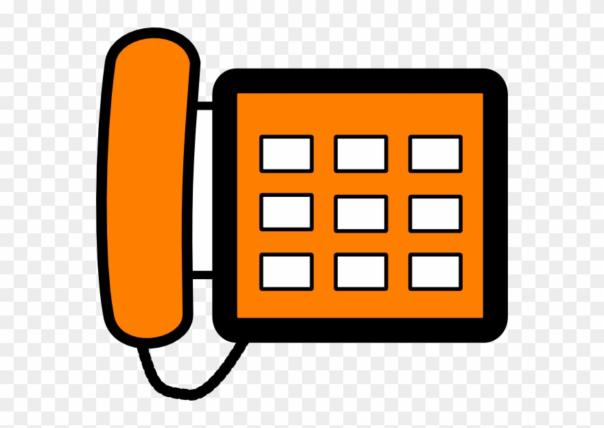 Clip Art Office Phone - Png Download
