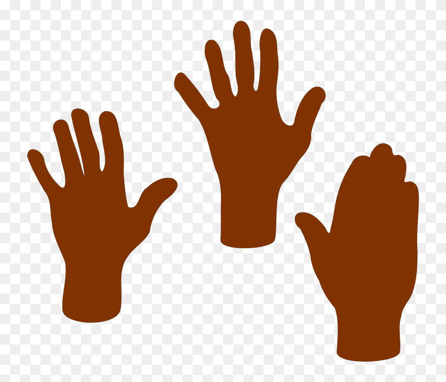 3 Hands Clipart, Vector Clip Art Online, Royalty Free - Hand Clip Art - Png Download