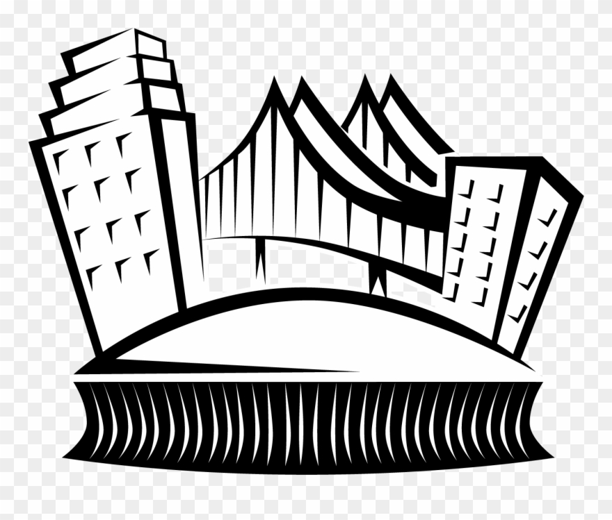 New Orleans Skyline Vector Clip Art - Superdome Clipart - Png Download