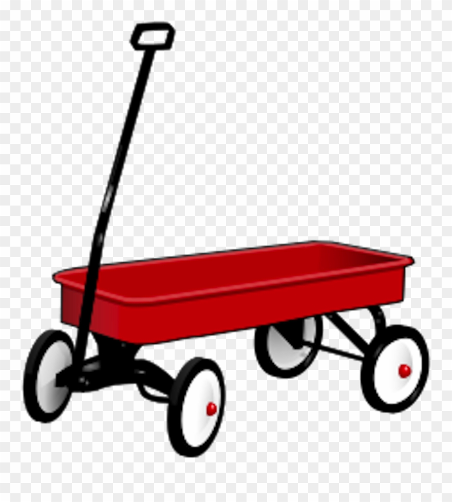 Transparent Free On Dumielauxepices Net - Red Wagon Clipart - Png Download