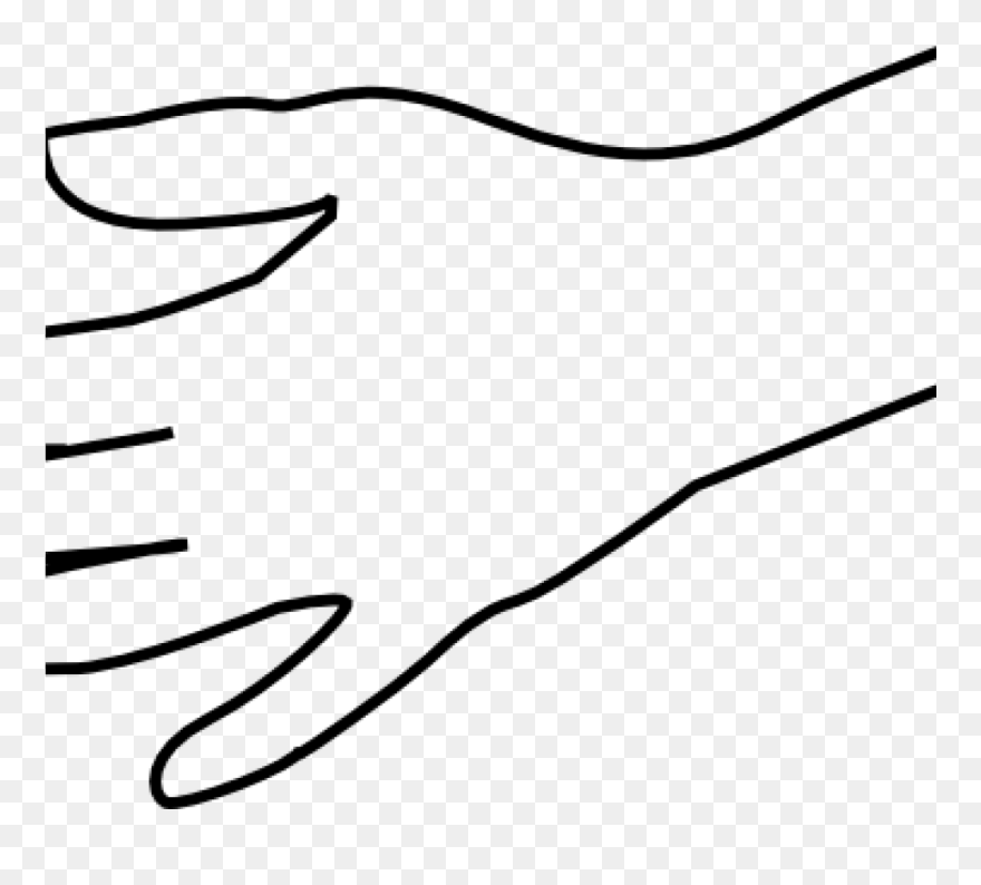 Hand Clipart Black And White Hand Clipart Black And - Clip Art - Png Download