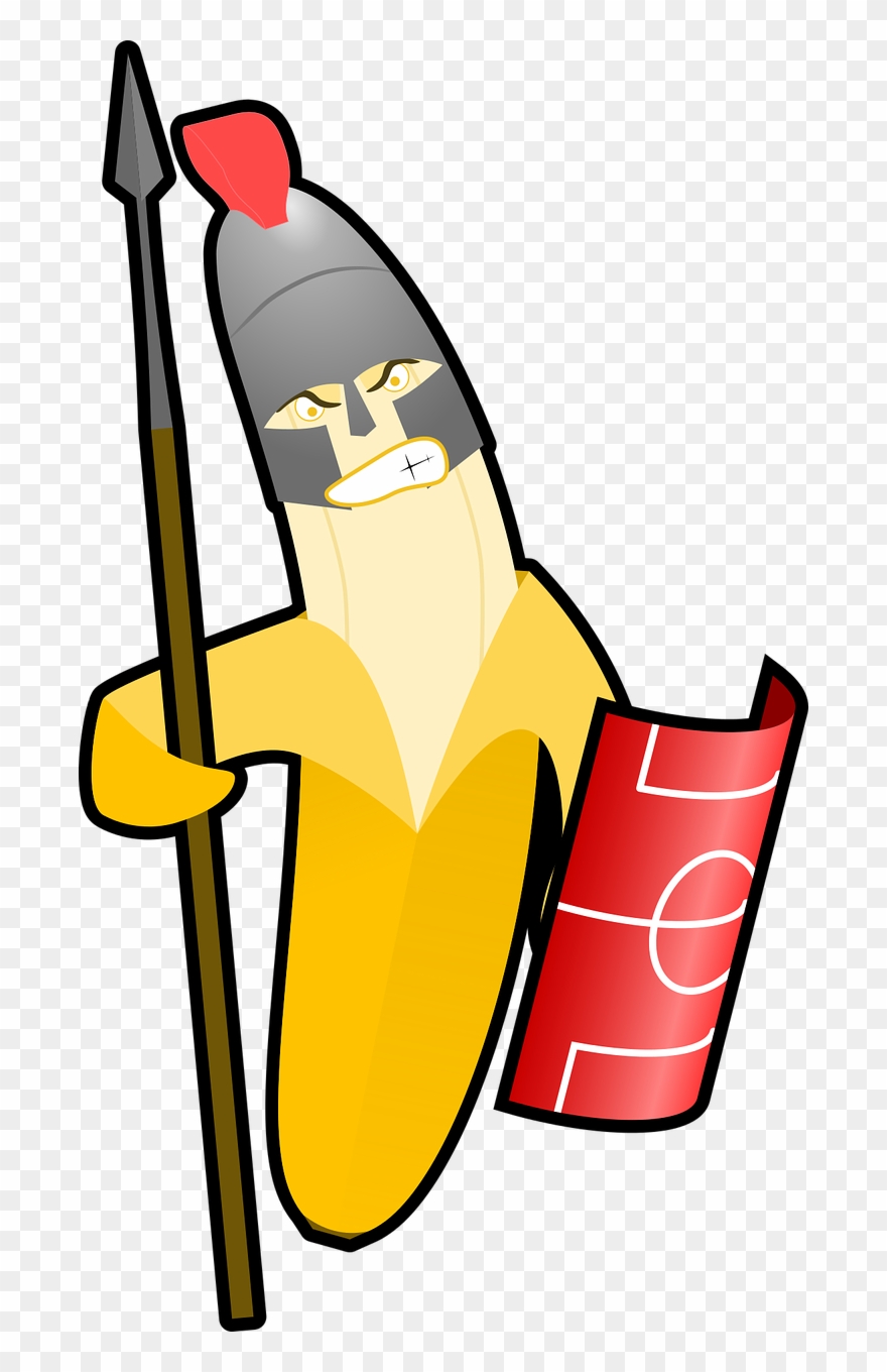 Banana Warrior Clipart