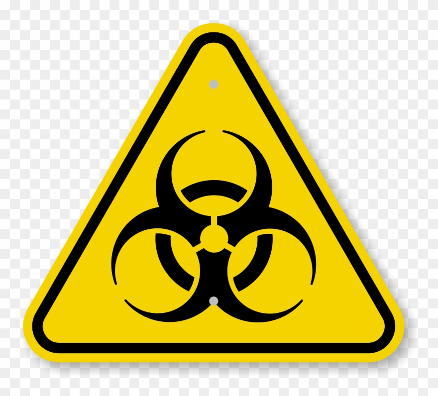 Biohazard Transparent Clip Art - Biohazard Warning Sign - Png Download