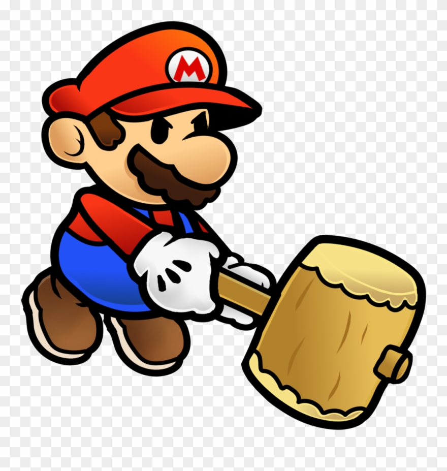 Super Mario Clipart Fist - Paper Mario Sticker Star Mario - Png Download