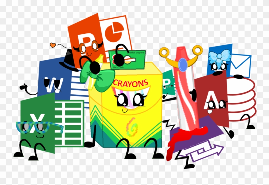 Boc And The Microsoft Siblings By Shysylveon On Clipart - Openclipart - Png Download