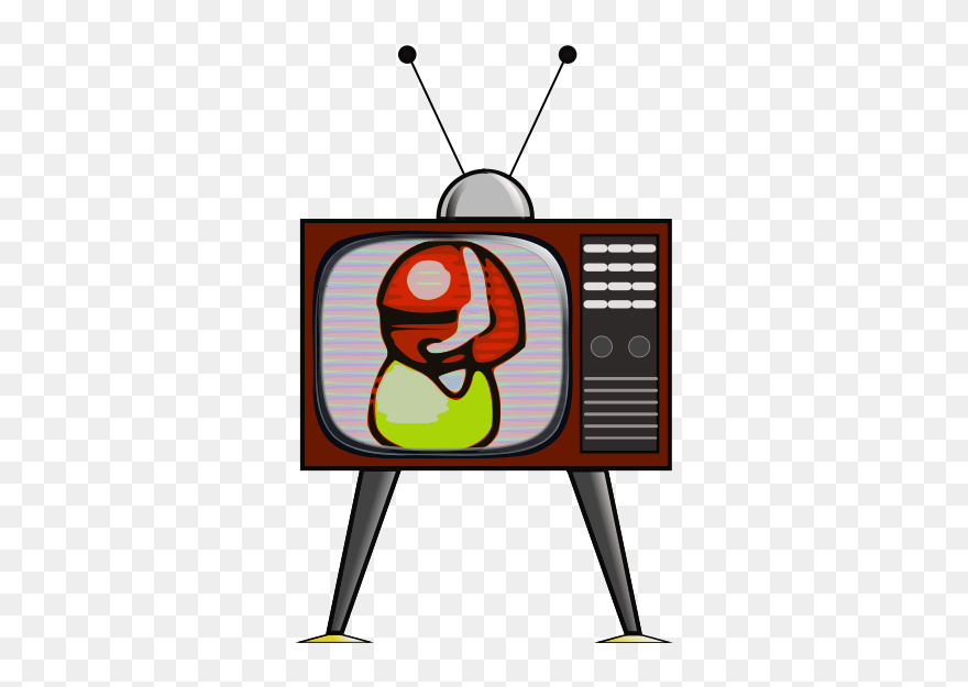 Free Colour Tv - Tv Tegning Clipart