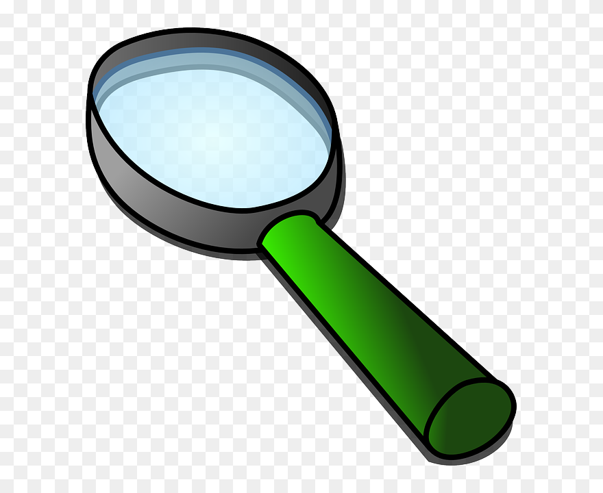 Free Vector Magnifier Glass Clip Art - Magnifying Clipart - Png Download