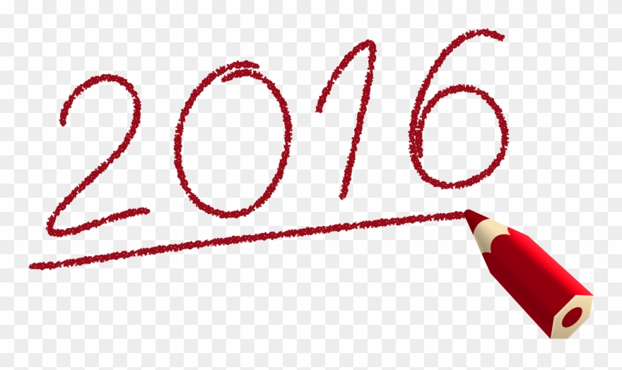 2016 Clip Art - 2016 Text Transparent Background - Png Download