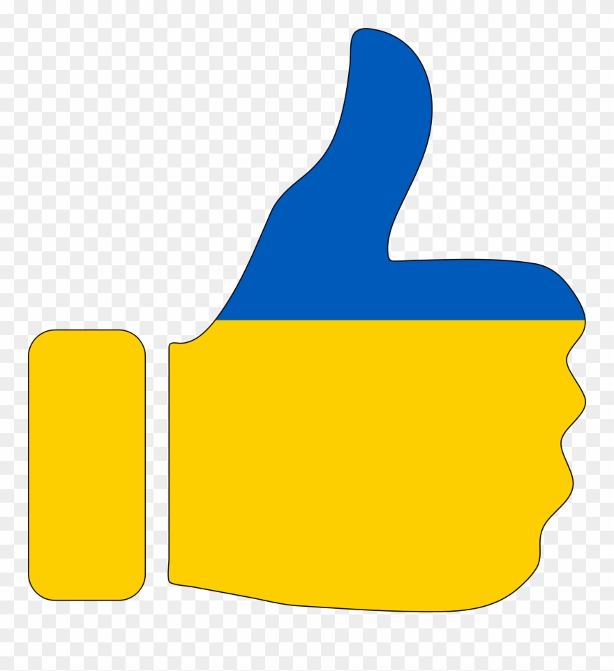 Clipart - Yellow Thumbs Up Clip Art - Png Download