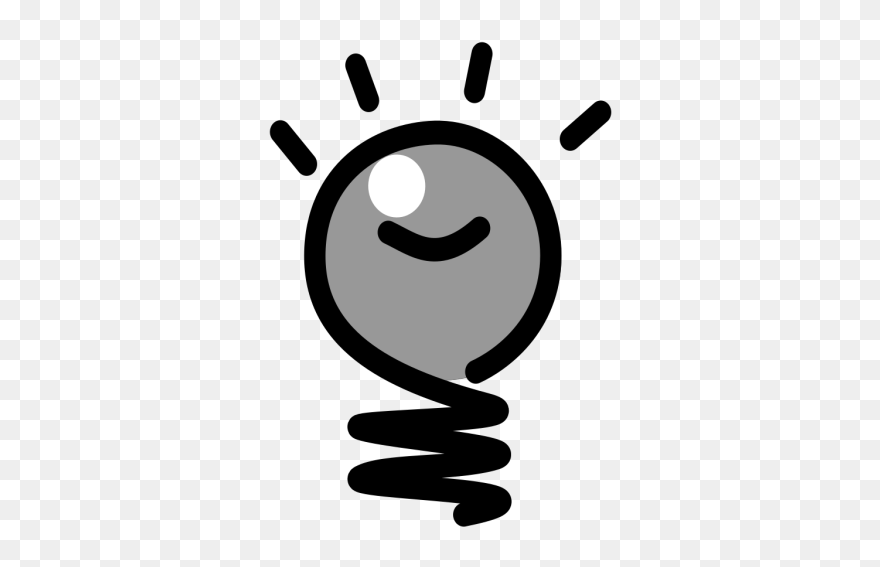 Clip Art By Yves Guillou - Light Bulb Idea - Png Download
